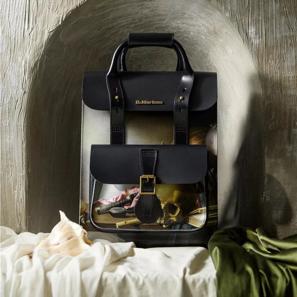 THE NATIONAL GALLERY HARMEN STEENWYCK LEATHER BACKPACK